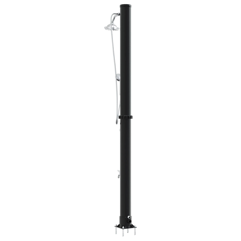 Doccia Solare da Esterno con Soffione Portatile 217 cm 20 L