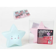 Trade Shop - Luce Lampada Notturna Bambini Bimbi Dolce Sonno A Forma Di Stella 14x14cm -