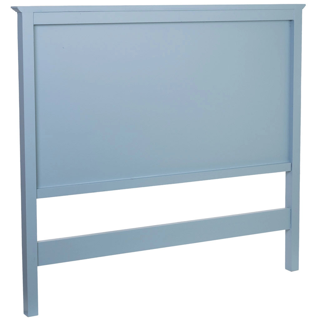 Testiera in legno blu 150x7x130h cm