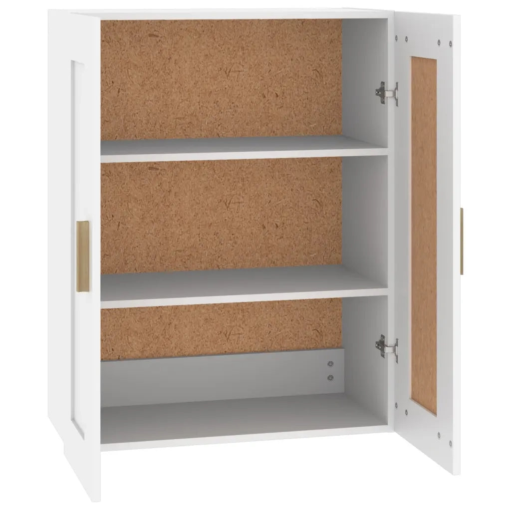 Mobile a Parete Bianco 69,5x32,5x90 cm in Legno Multistrato 812294