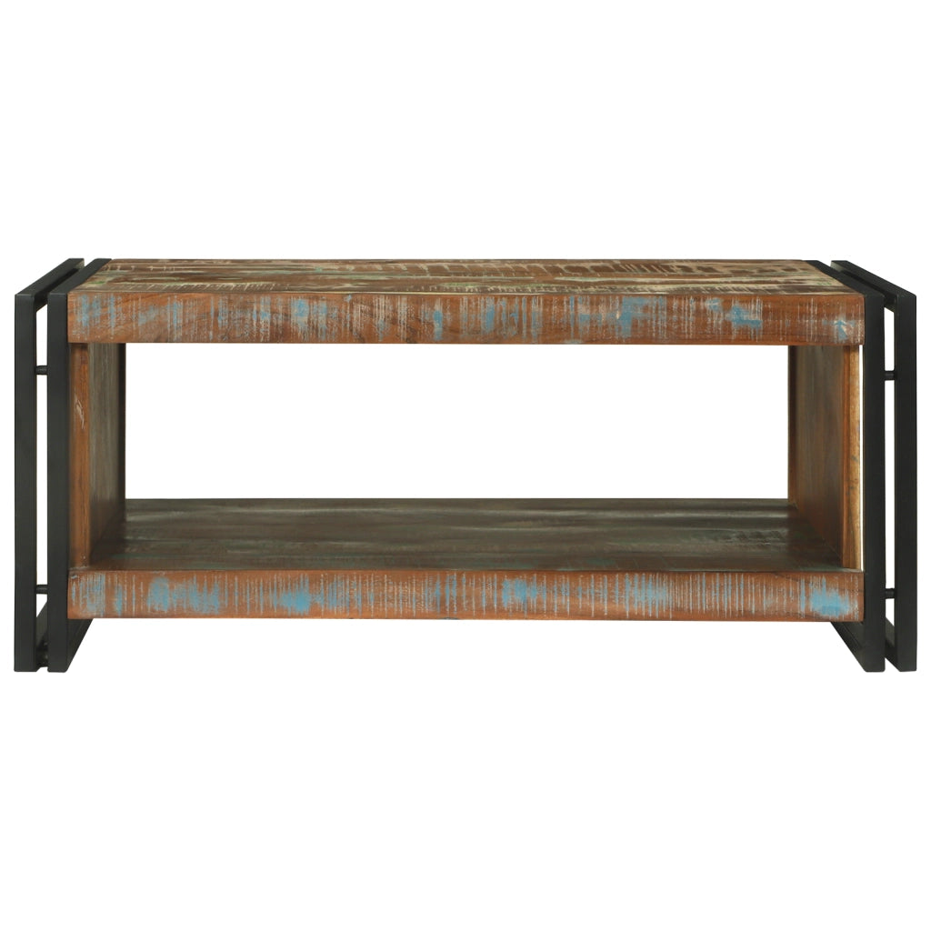 Tavolino da caffÃ¨ 90x50x38 cm Legno Massello Recuperato