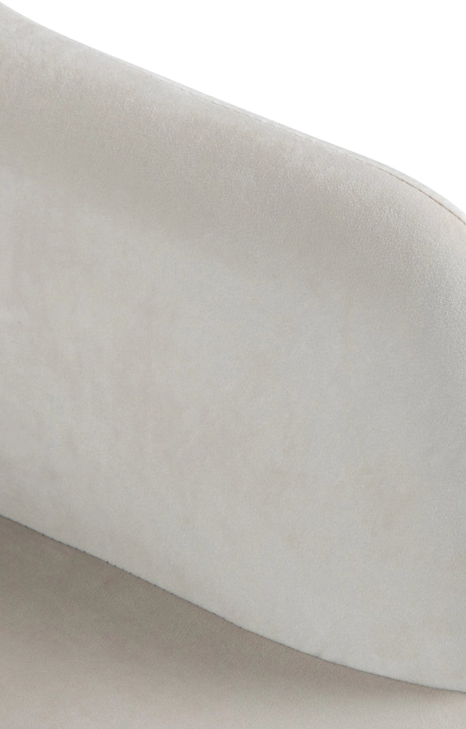 Barhocker Natoma Samt weiЯ