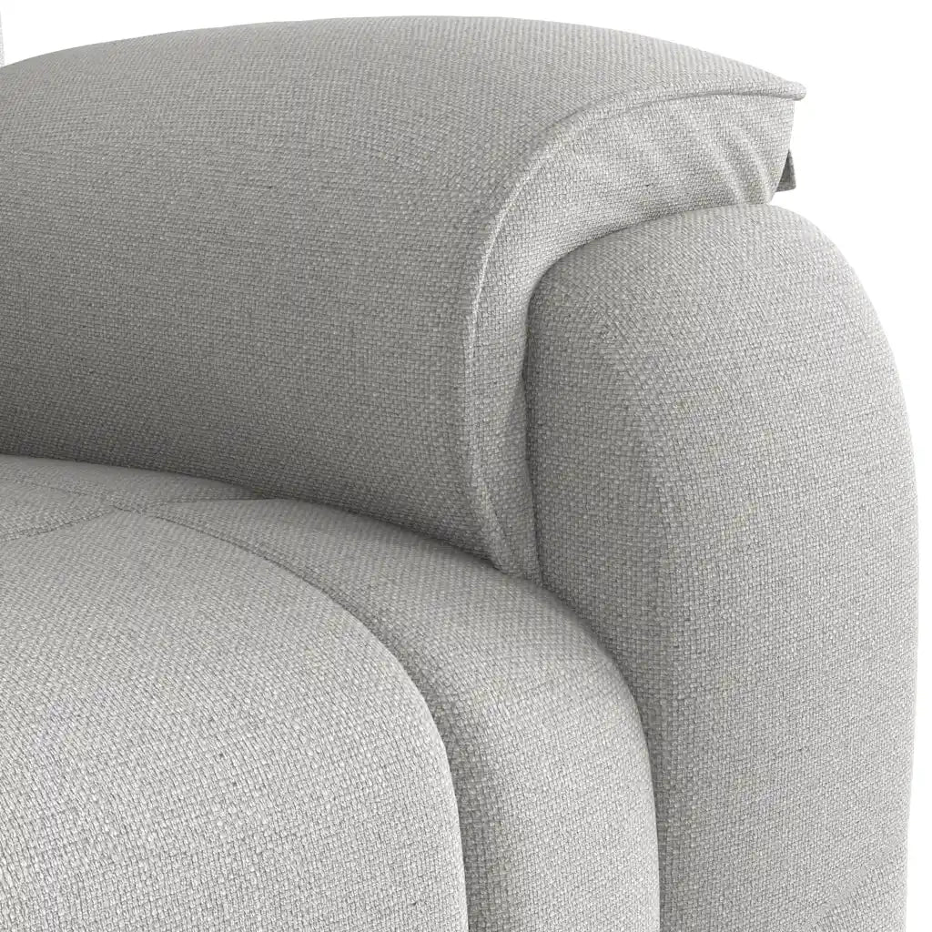 Divano Sedia-Poltrona Reclinabile in Tessuto Grigio Nuvola 983170