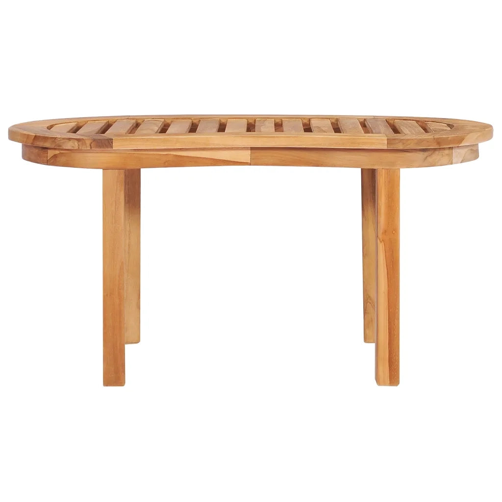 Set Salotto da Giardino 4 pz Design Curvo in Massello di Teak cod mxl 35709