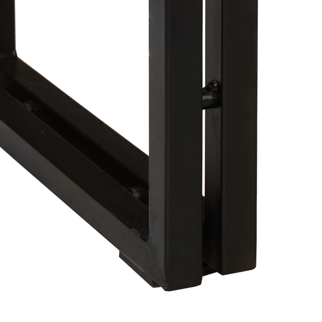 Tavolo Consolle 160x33x75 cm Legno Massello di Recupero