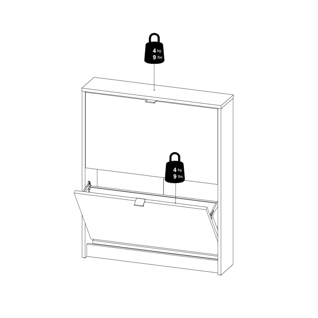 Scarpiera Turchese, Mobile portascarpe, Armadio da ingresso multiuso, Mobiletto per calzature, 70x17 h85 cm, Bianco