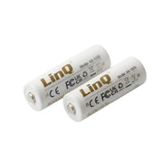 2x Batterie AA Litio 1.5V 6000mWh Ricaricabili USB-C Bianco LinQ