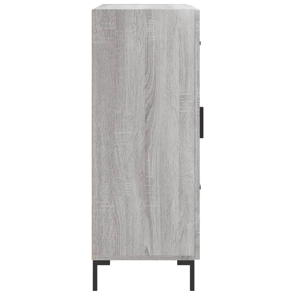 Credenza Grigio Sonoma 69,5x34x90 cm in Legno Multistrato 830266