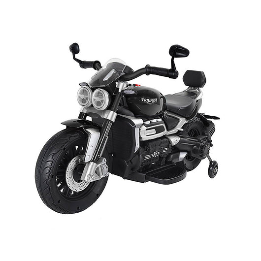 Moto Elettrica per Bambini 12V con Licenza Triumph Rocket 3GT Nera