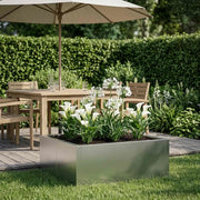 Muro di contenimento 4 pz 100 x 100 x 50 cm Acciaio Inox 3449216