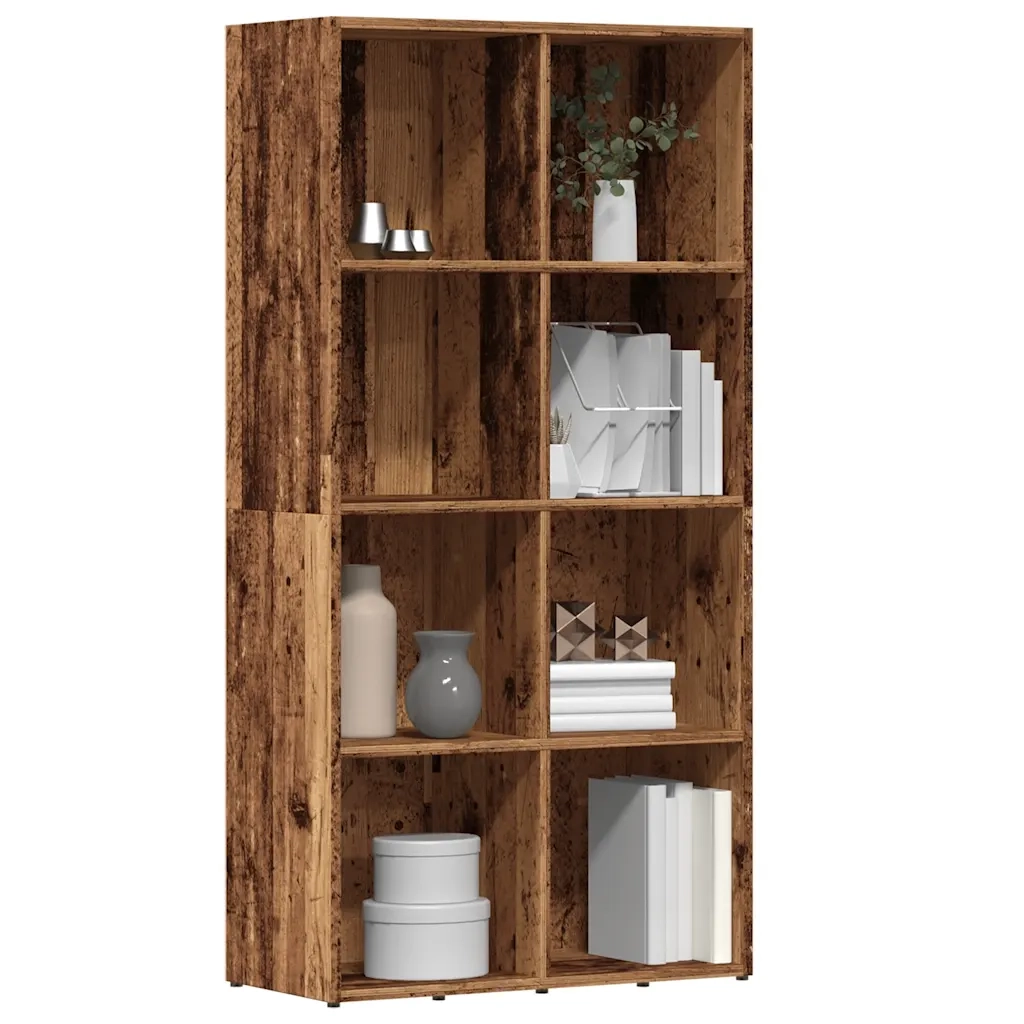 Libreria in Legno Antico 66x30x130 cm in Legno Multistrato 855778