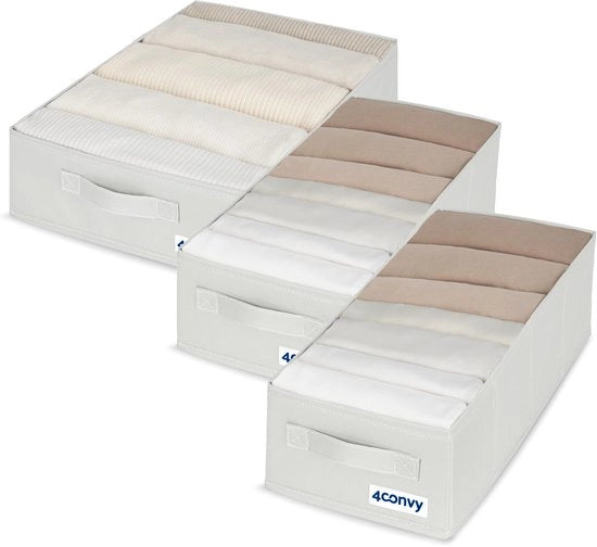 Set di organizzatori per armadi - Cassa di riposo per armadio fissa - Organizzatore per armadio pieghevole - Organizzatore per armadio senza compartimenti