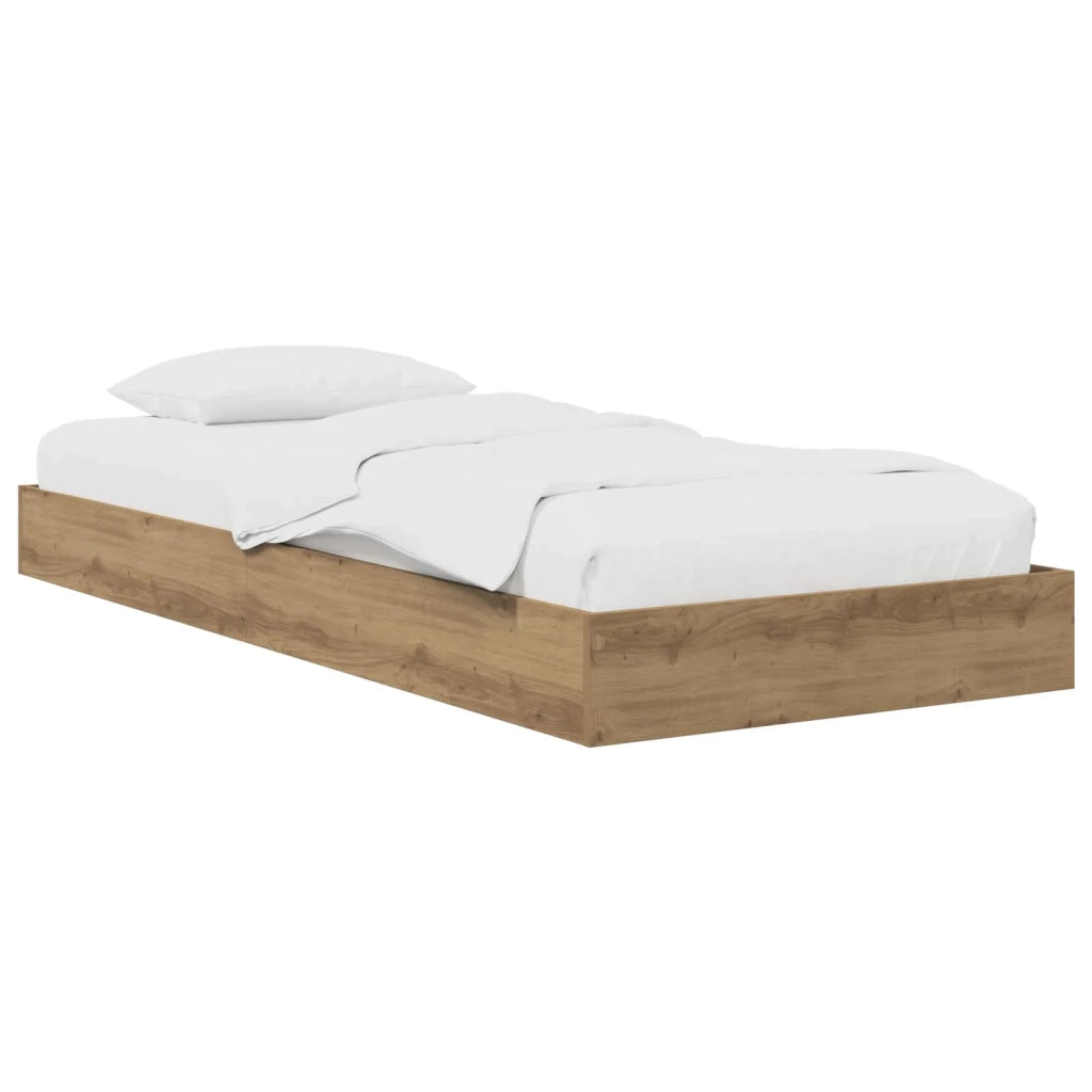 Struttura letto a pavimento-Giroletto Rovere Artigianale 80 x 200 cm 946243
