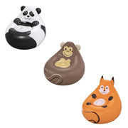 Trade Shop - Poltroncina Poltrona Gonfiabile Design Animali Panda Scimmia Volpe 72 Cm 75116 -