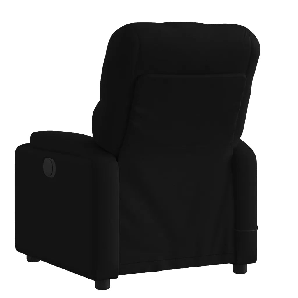 Poltrona reclinabile massaggiante in Tessuto Nero 3206066