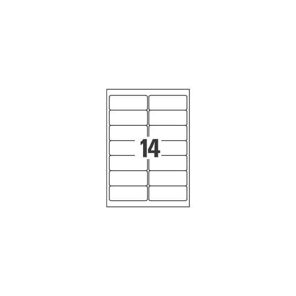Etich trasp.indir 99 1x38 1singolo - L7563-25