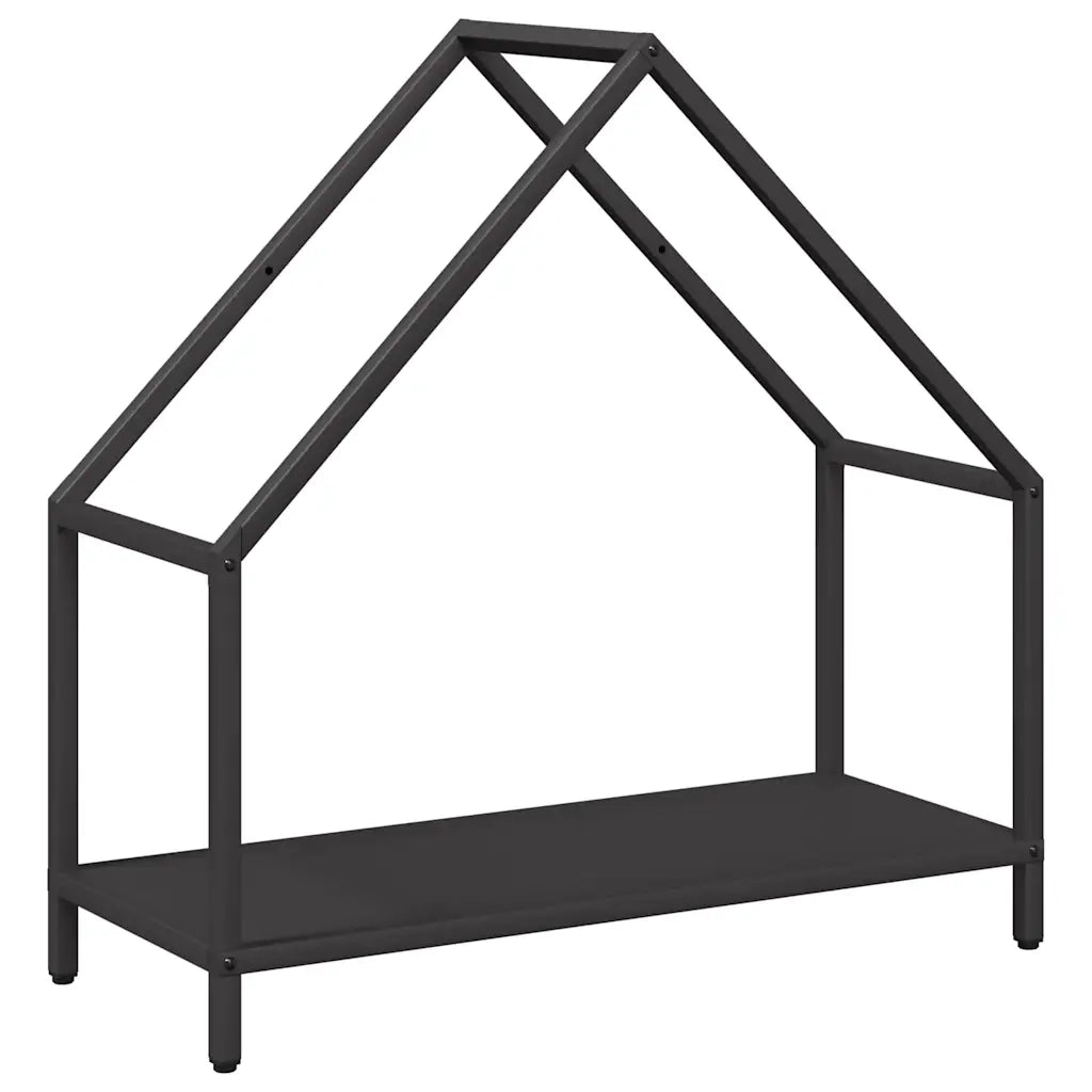 Rastrelliera per Legna da Ardere Nera 60x25x60 cm CFW2427784