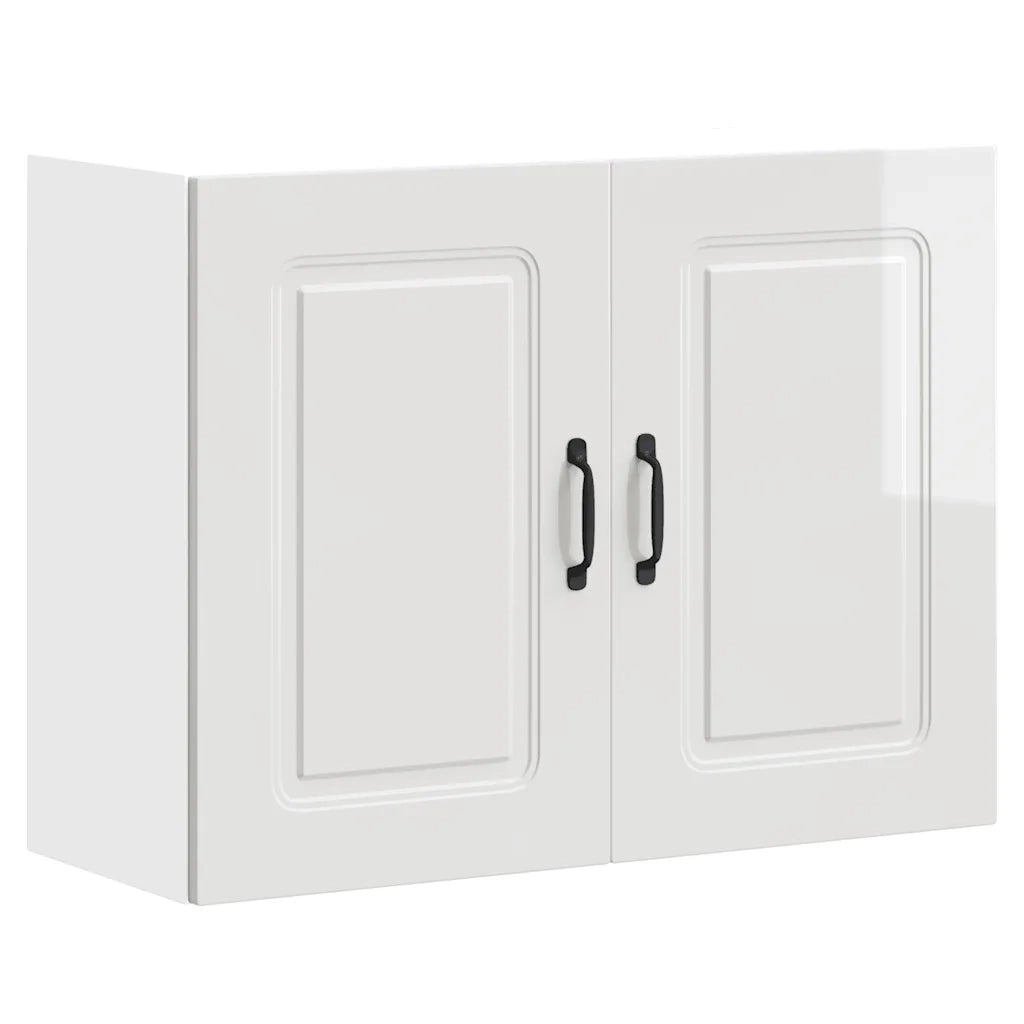 Base da Cucina Kalmar Bianco Lucido in Legno Multistrato