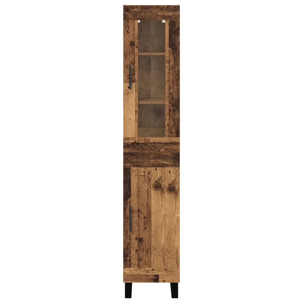 Credenza-Buffet-Armadio da cucina Legno vecchio 69,5 x 34 x 180 cm Legno multistrato 225395