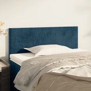 Testiera Blu Scuro 80x5x78/88 cm in Velluto 345742