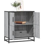 Credenza Grigio Sonoma 68x35x76 cm in Legno Multistrato