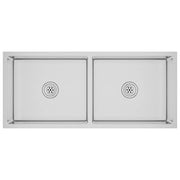 Lavello da Cucina Lavorato a Mano in Acciaio Inox CFW2227137