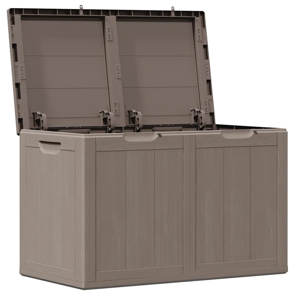 Baule da Giardino 180 L Marrone Aspetto legno in PP CFW3447017