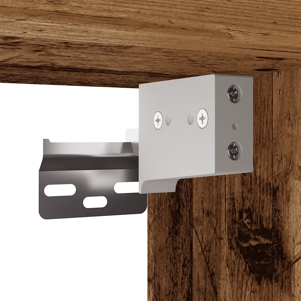 Set Mobili da Bagno 3 pz Legno Antico in Legno Multistrato 3328587