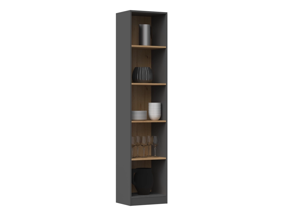 Scaffale ONYX R40 antracite artisan libreria moderna