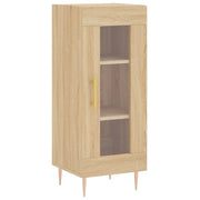 Buffet credenza cassettiera armadio mobile contenitore organizer cucina soggiorno rovere Sonoma 34,5 x 34 x 90 cm legno ingegnerizzato marrone 02_0031526