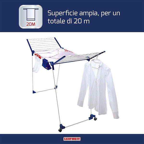 Leifheit Pegasus 200 Solid Deluxe Mobile Stendibiancheria