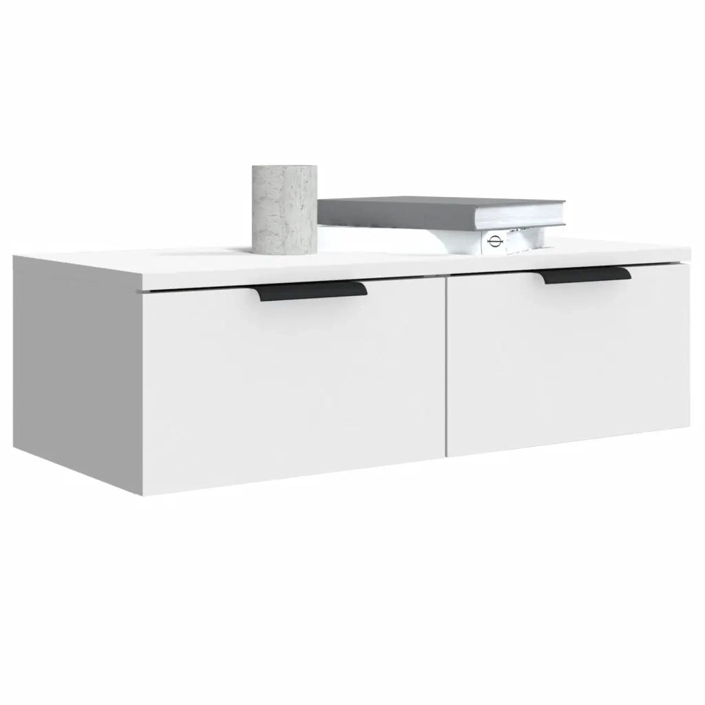 Armadietto a Muro Bianco 68x30x20 cm in Legno Multistrato cod mxl 33528