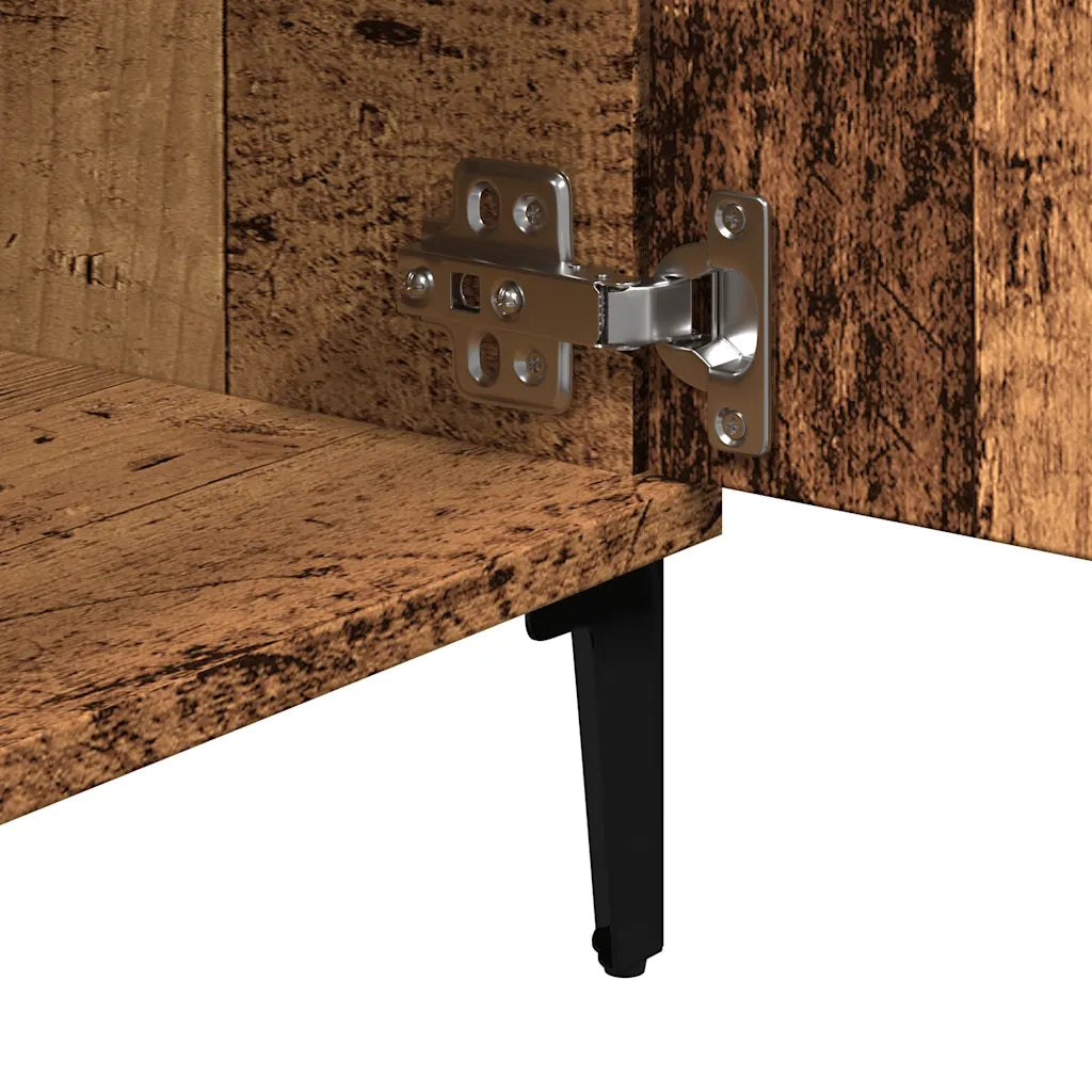 Mobile Porta TV Legno Antico 102x35x50 cm in Legno Multistrato 856430
