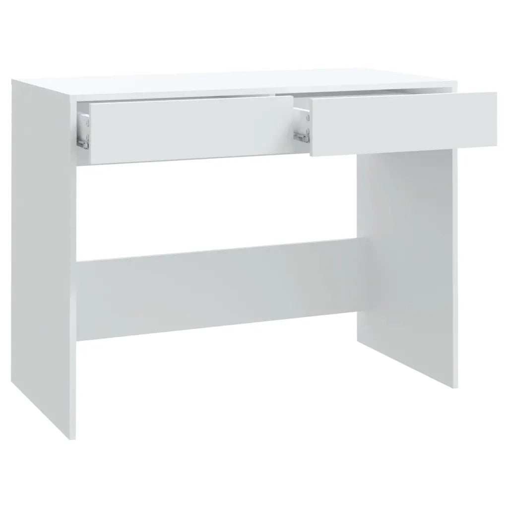 Scrivania | Tavolo da Ufficio Bianca 101x50x76,5 cm in Truciolato