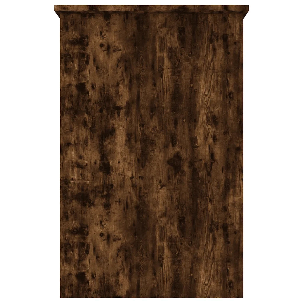 Scrivania | Tavolo da Ufficio Rovere Fumo 100x50x76 cm in Legno Multistrato