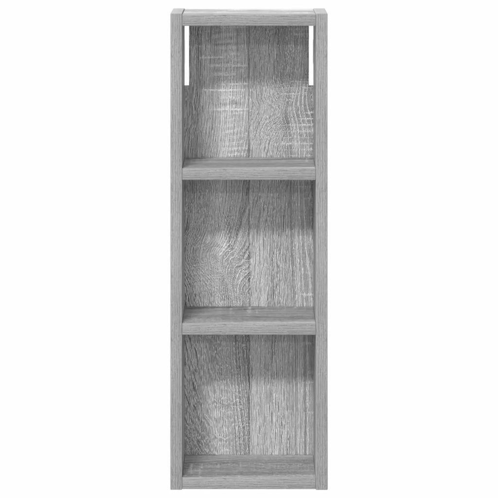 Armadio da bagno a muro Sonoma grigia 20 x 10 x 60,5 cm 889292