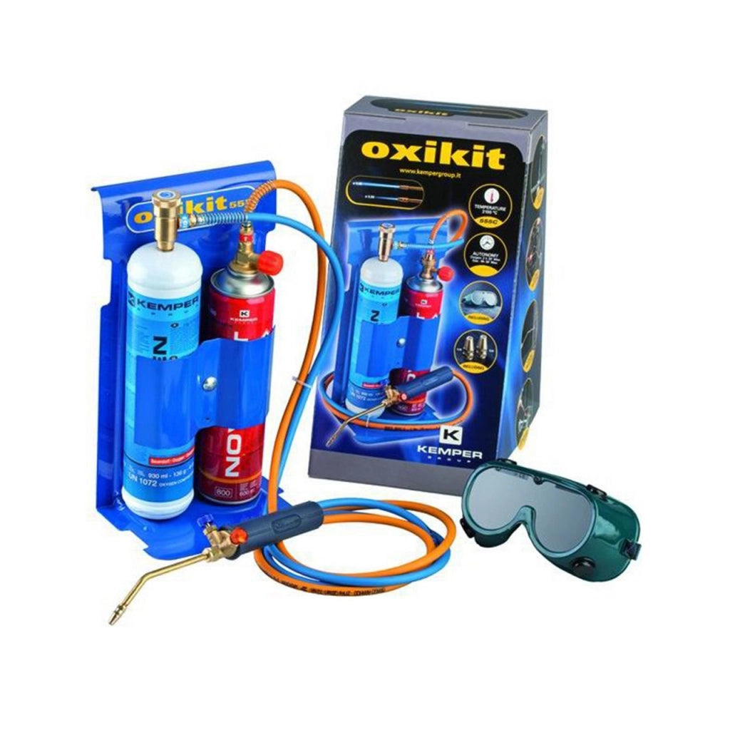 Kit Completo Saldatura Novacet Ossigeno Oxikit Cannello - 555C