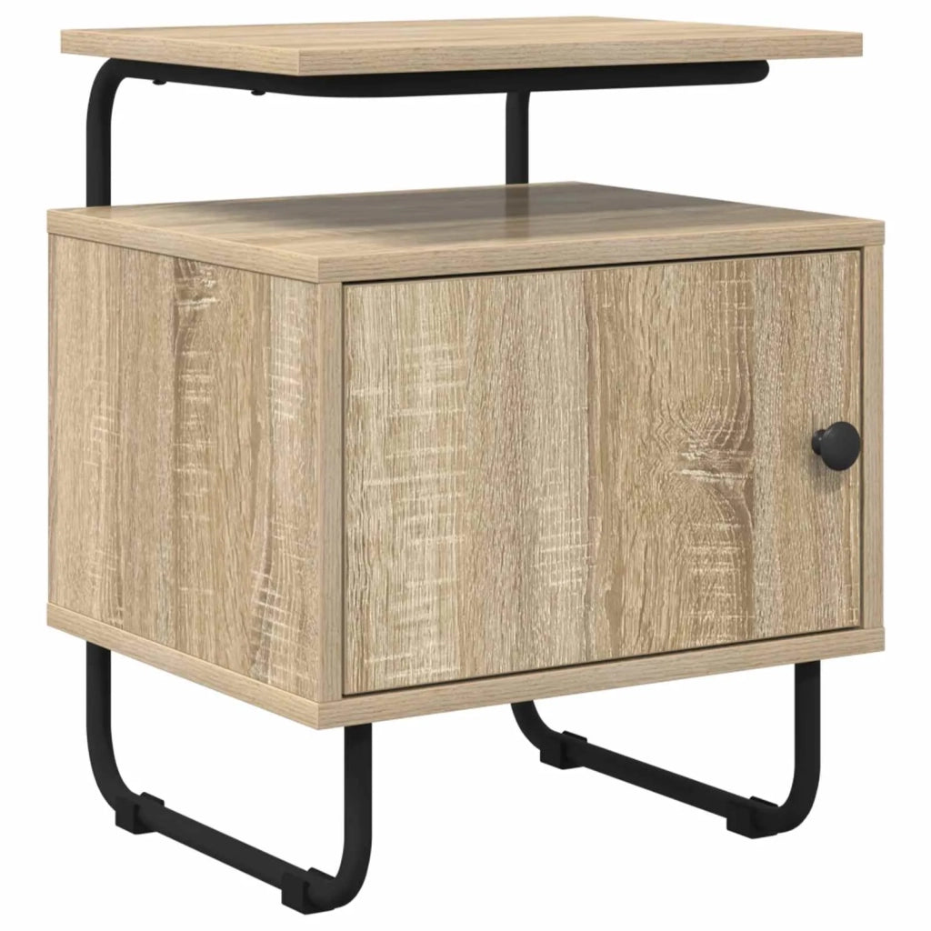 Armadio da Notte 2 pz Rovere Sonoma Legno ingegnerizzato 8007638