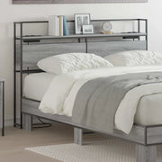 vidaXL Testata contenitore Grigio sonoma 150 cm Legno multistrato
