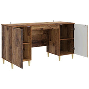 Scrivania | Tavolo da Ufficio Legno antico Legno ingegnerizzato 142,5 x 50 x 75 cm