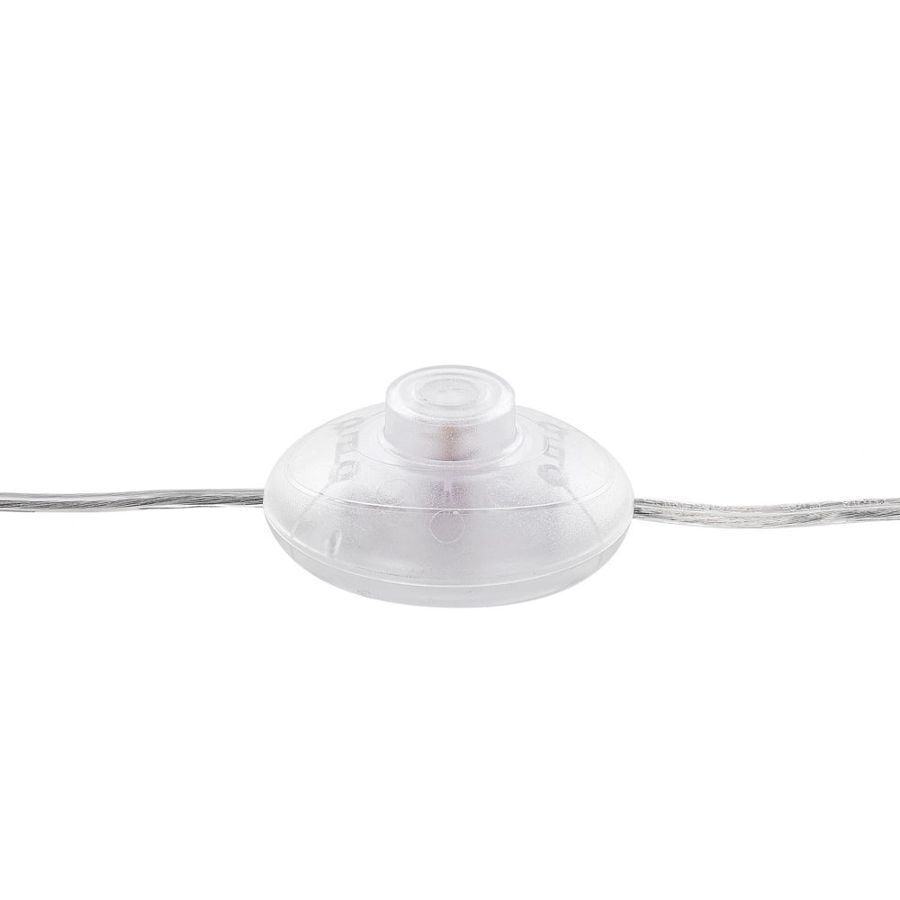 Lampada da terra in metallo dorato 148 cm con supporto per treppiede in tessuto bianco