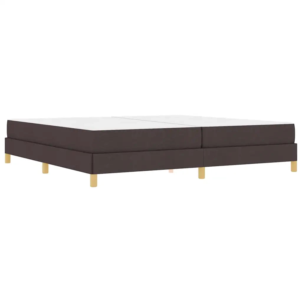 vidaXL Letto a molle Marrone 200 x 200 cm