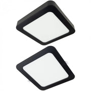 Plafoniera LED quadrata 24W CCT nera Ecolight