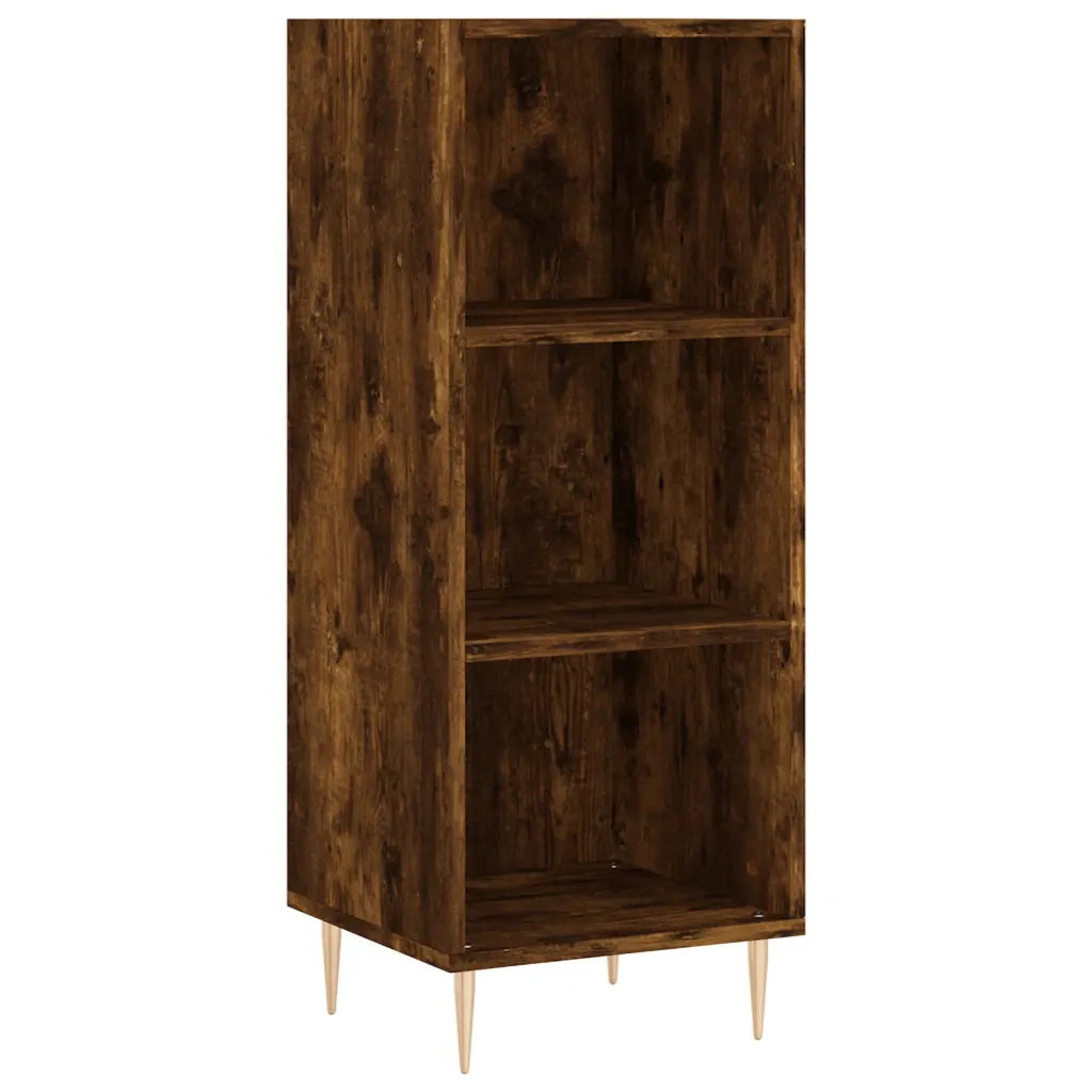 Credenza Rovere Fumo 34,5x32,5x90 cm in Legno Multistratocod mxl 129288