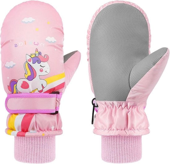 Manopole invernali per bambini - Impermeabili e resistenti al vento - Ideali per sport all'aperto come lo snowboard
