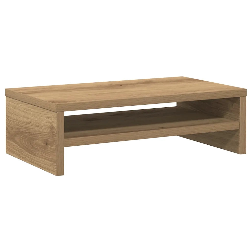 Supporto Monitor Rovere Artigianale 42x24x13 cm Multistrato 855797