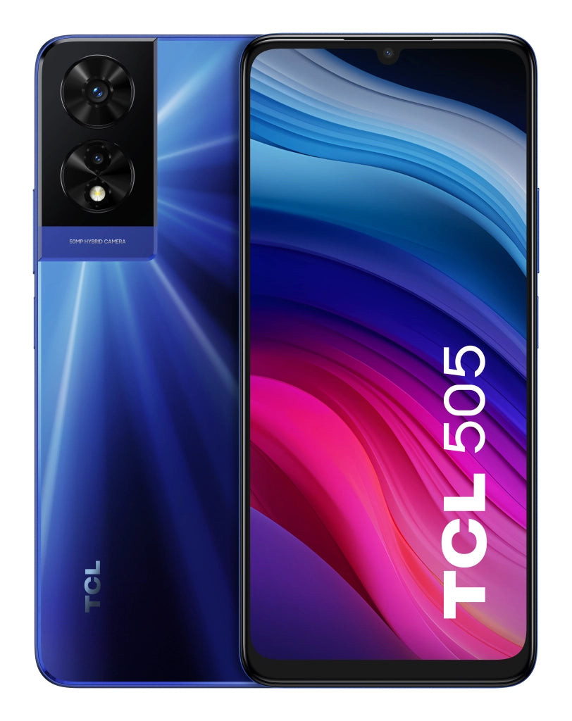 Tcl 505 17,1 cm (6.75") doppia sim android 14 4g usb tipo-c 8 gb 512 gb 5010 mah blu - TCT509K4-2BLCA112