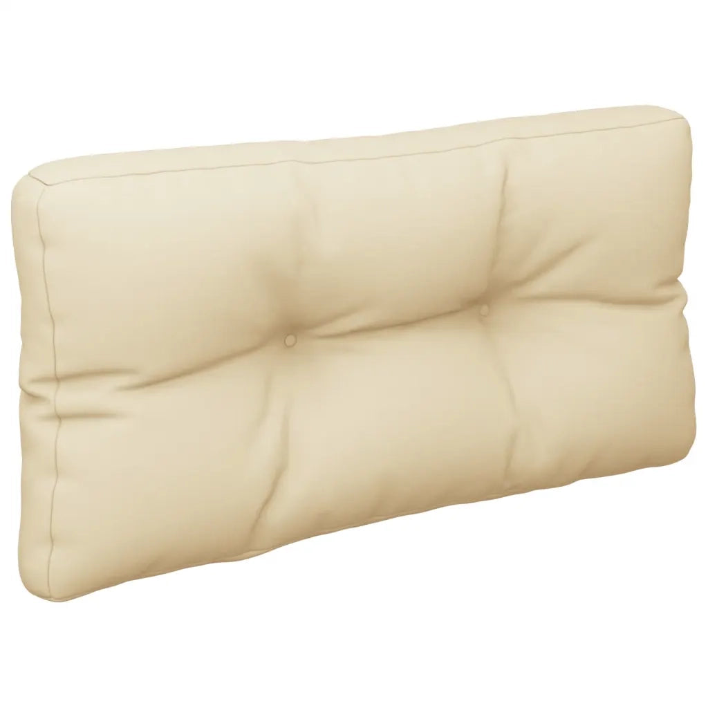 Cuscino per Pallet Beige 80x40x12 cm in Tessuto 360604