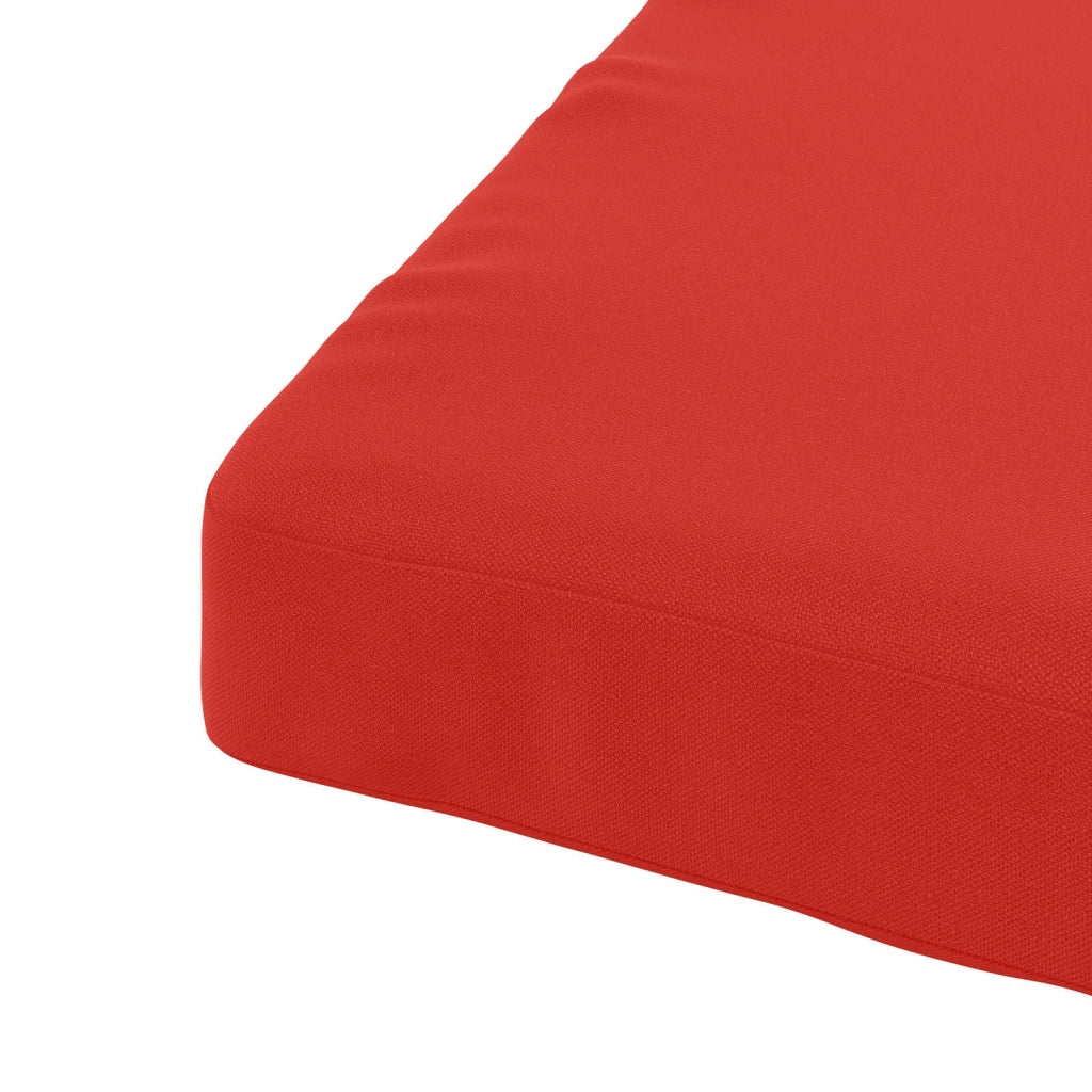 Cuscini per Sedia in 4 Pezzi SOEST 4 pz 100% Poliestere Rosso 944378
