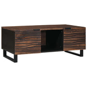 Tavolino da Salotto-Tavolino da soggiorno-Tavolo Marrone e Nero 100 x 54 x 40 cm 438631